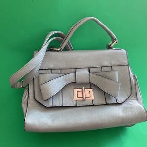 Sea foam green hand bag